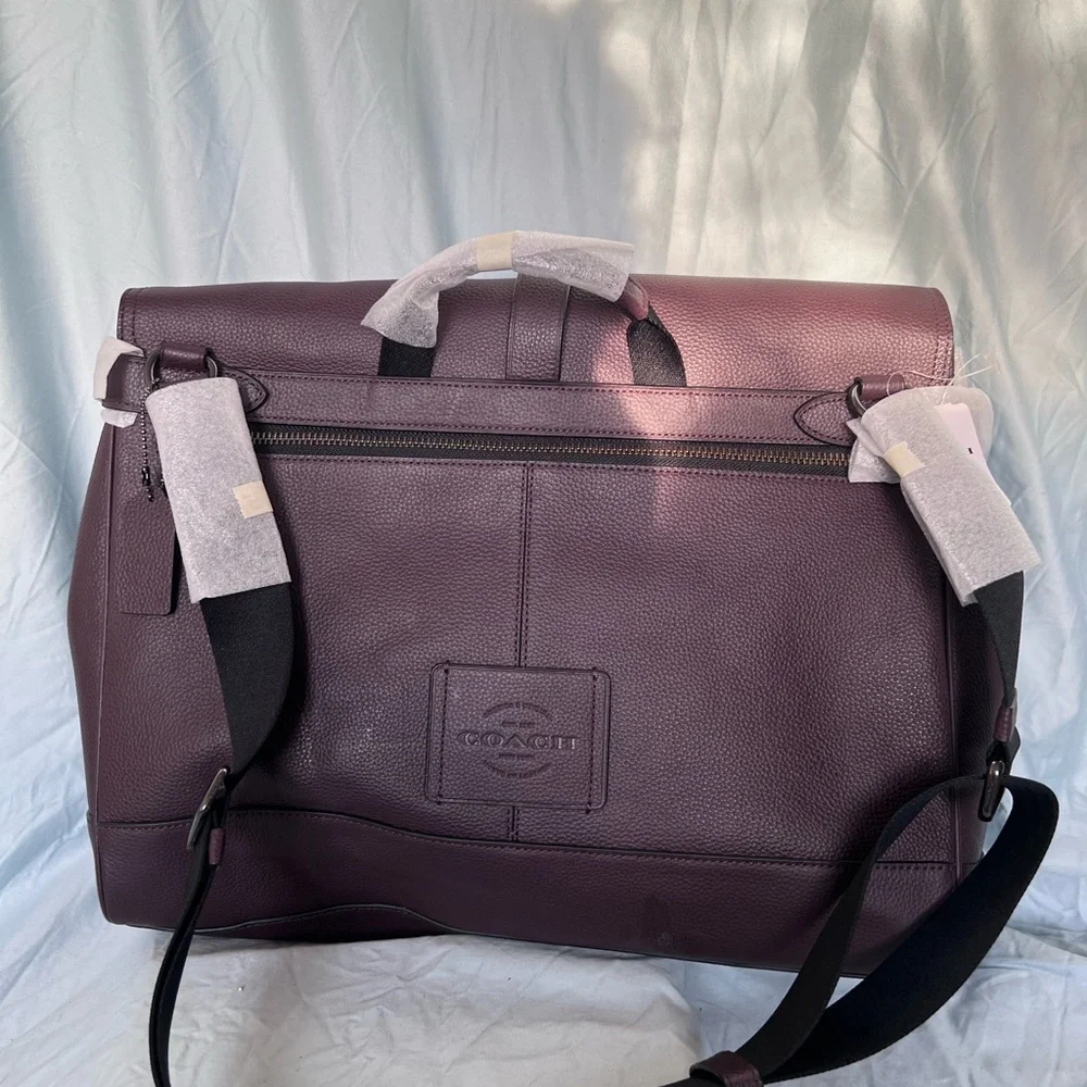 Coach F36810 Hudson Messenger Bag in Oxblood.